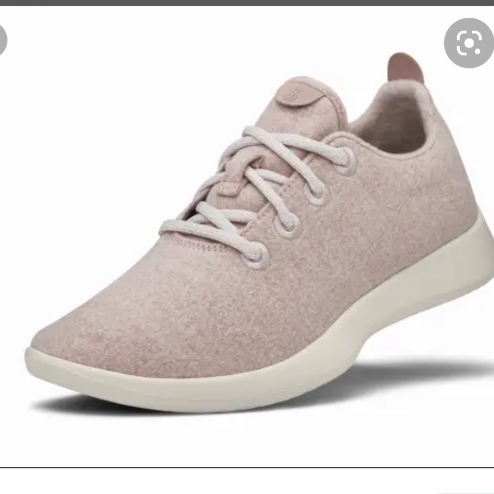 Allbirds light pink wool sneaker